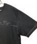 中古・古着 Matin Kim (マーティン・キム) ステッチロゴTシャツ ブラック サイズ:L：4000円