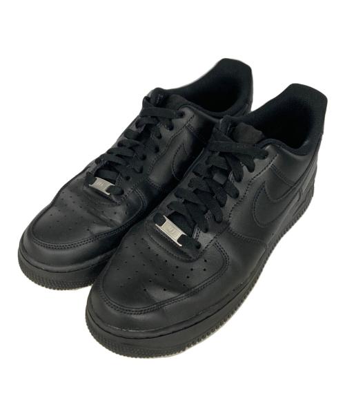 NIKE（ナイキ）NIKE (ナイキ) AIR FORCE 1 '07 ブラック サイズ:US9.5の古着・服飾アイテム