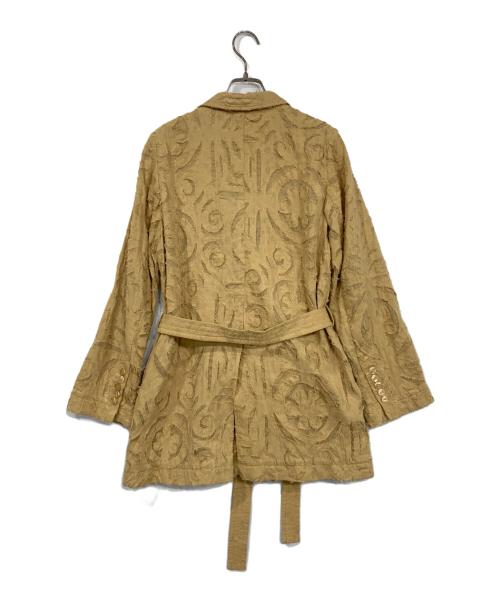 Ameri（アメリ）AMERI (アメリ) ATHENA CUT WORK JACKET ベージュ サイズ:Fの古着・服飾アイテム