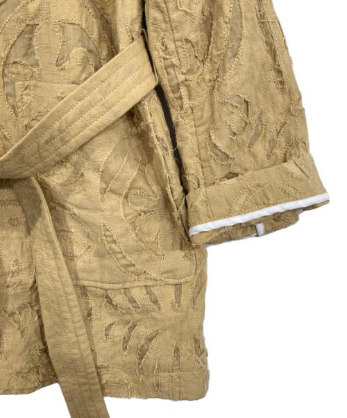 Ameri（アメリ）AMERI (アメリ) ATHENA CUT WORK JACKET ベージュ サイズ:Fの古着・服飾アイテム