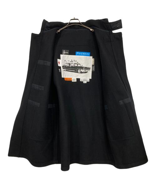 A.P.C.（アーペーセー）A.P.C. (アーペーセー) J.W.ANDERSON (ジェイダブリューアンダーソン) COLINダッフルコート ブラック サイズ:Mの古着・服飾アイテム