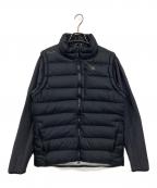 OAKLEYオークリー）の古着「レイヤードダウンベストジャケット」｜ブラック