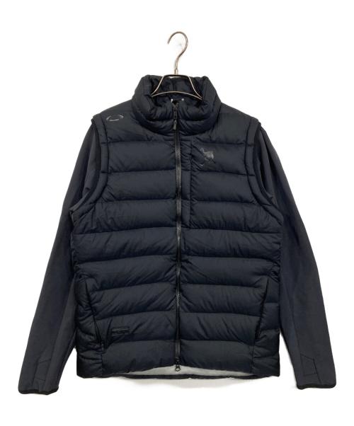 OAKLEY（オークリー）OAKLEY (オークリー) レイヤードダウンベストジャケット ブラック サイズ:Lの古着・服飾アイテム