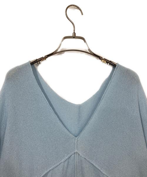 ETRE TOKYO（エトレトウキョウ）ETRE TOKYO (エトレトウキョウ) ロングワンピース ブルー サイズ:Ｆの古着・服飾アイテム