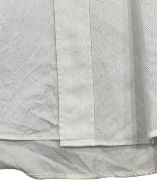 BURBERRY BLACK LABEL（バーバリーブラックレーベル）BURBERRY BLACK LABEL (バーバリーブラックレーベル) 袖チェックシャツ ホワイト サイズ:39の古着・服飾アイテム