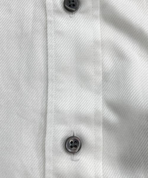 BURBERRY BLACK LABEL（バーバリーブラックレーベル）BURBERRY BLACK LABEL (バーバリーブラックレーベル) 袖チェックシャツ ホワイト サイズ:39の古着・服飾アイテム