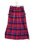 TICCA（ティッカ）の古着「ウールチェックスカート」｜レッド