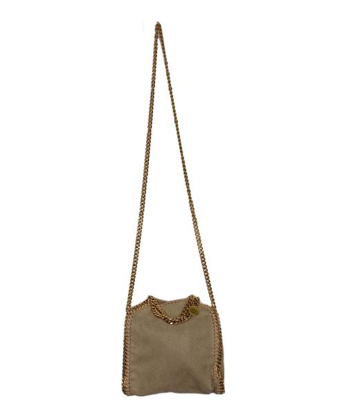 STELLA McCARTNEY（ステラマッカートニー）STELLA McCARTNEY (ステラマッカートニー) FALABELLA  ファラベラタイニーチェーンショルダーバッグ ベージュの古着・服飾アイテム