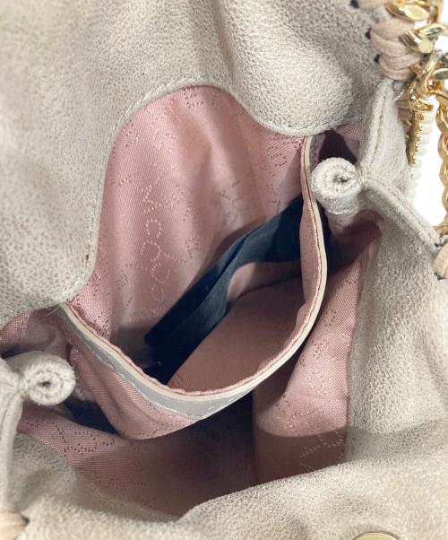 STELLA McCARTNEY（ステラマッカートニー）STELLA McCARTNEY (ステラマッカートニー) FALABELLA  ファラベラタイニーチェーンショルダーバッグ ベージュの古着・服飾アイテム