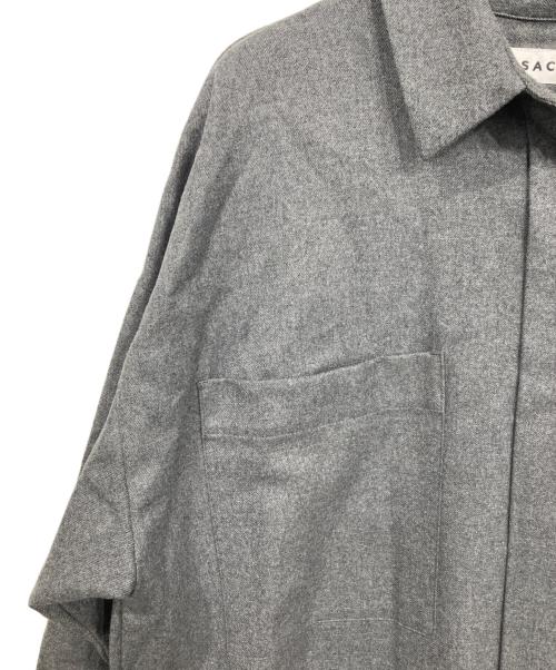 SACRA（サクラ）SACRA (サクラ) シャツワンピース グレー サイズ:38の古着・服飾アイテム