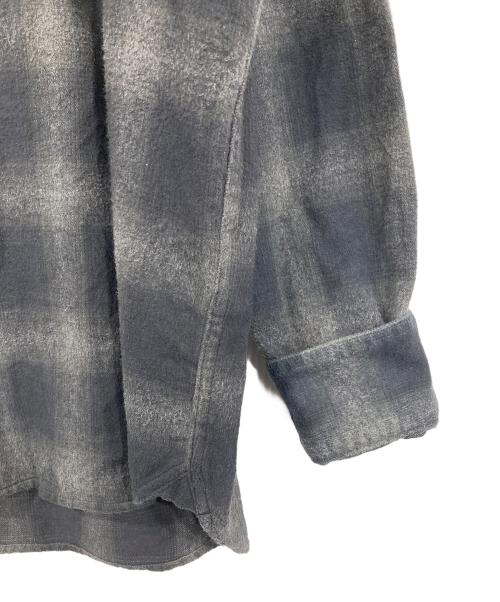 NEIGHBORHOOD（ネイバーフッド）NEIGHBORHOOD (ネイバーフッド) WIND AND SEA (ウィンダンシー) OMBRE CHECK SHIRT グレー サイズ:Lの古着・服飾アイテム