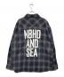NEIGHBORHOOD (ネイバーフッド) WIND AND SEA (ウィンダンシー) OMBRE CHECK SHIRT グレー サイズ:L：17000円
