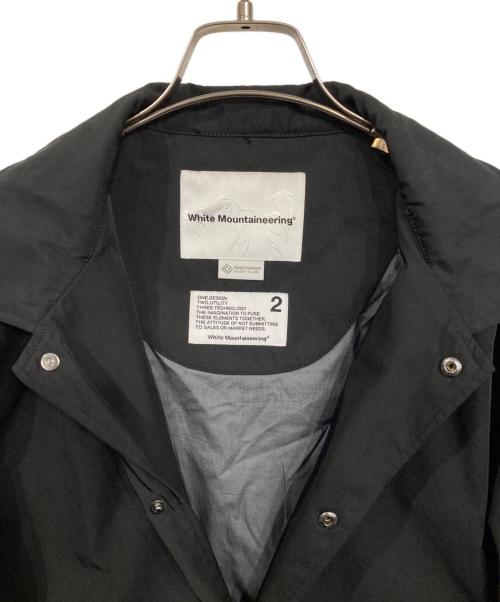 WHITE MOUNTAINEERING（ホワイトマウンテ二アニング）WHITE MOUNTAINEERING (ホワイトマウンテ二アニング) WINDSTOPPER CROSS STITCH COACH JACKET ブラック サイズ:2の古着・服飾アイテム