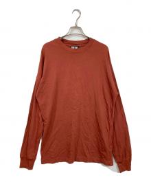 DIESEL（ディーゼル）の古着「刺繍ロングスリーブカットソー」｜ブラウン