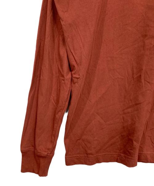 DIESEL（ディーゼル）DIESEL (ディーゼル) 刺繍ロングスリーブカットソー ブラウン サイズ:XSの古着・服飾アイテム