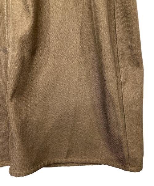 sachat（サーシャ）sachat (サーシャ) フリルベルト付ワンピース ブラウン×ベージュ サイズ:1の古着・服飾アイテム