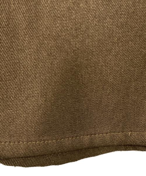 sachat（サーシャ）sachat (サーシャ) フリルベルト付ワンピース ブラウン×ベージュ サイズ:1の古着・服飾アイテム