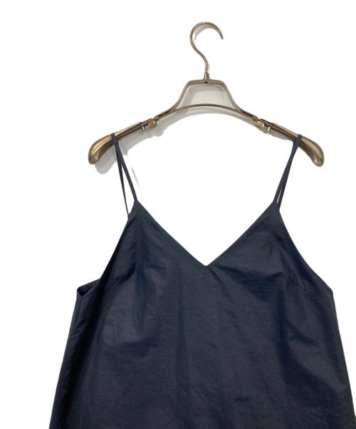 MACPHEE（マカフィー）MACPHEE (マカフィー) クリスピータフタ キャミソールワンピース ネイビー サイズ:36の古着・服飾アイテム