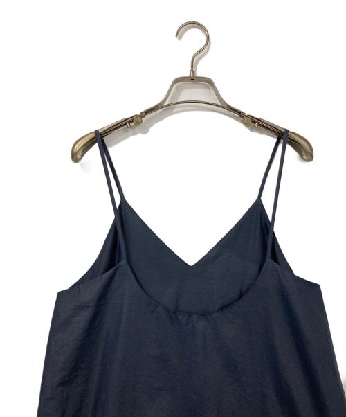 MACPHEE（マカフィー）MACPHEE (マカフィー) クリスピータフタ キャミソールワンピース ネイビー サイズ:36の古着・服飾アイテム