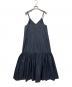 MACPHEE (マカフィー) クリスピータフタ キャミソールワンピース ネイビー サイズ:36：4000円