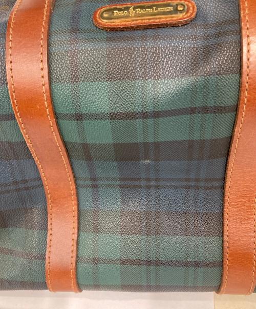 POLO RALPH LAUREN（ポロ・ラルフローレン）POLO RALPH LAUREN (ポロ・ラルフローレン) ボストンバッグ グリーンの古着・服飾アイテム