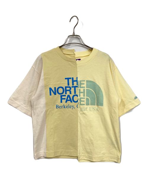 THE NORTHFACE PURPLELABEL（ザ・ノースフェイス パープルレーベル）THE NORTHFACE PURPLELABEL (ザ・ノースフェイス パープルレーベル) 再構築Tシャツ イエロー サイズ:WSの古着・服飾アイテム