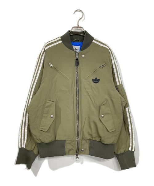 adidas（アディダス）adidas (アディダス) NEW PAD JKT カーキ サイズ:Sの古着・服飾アイテム