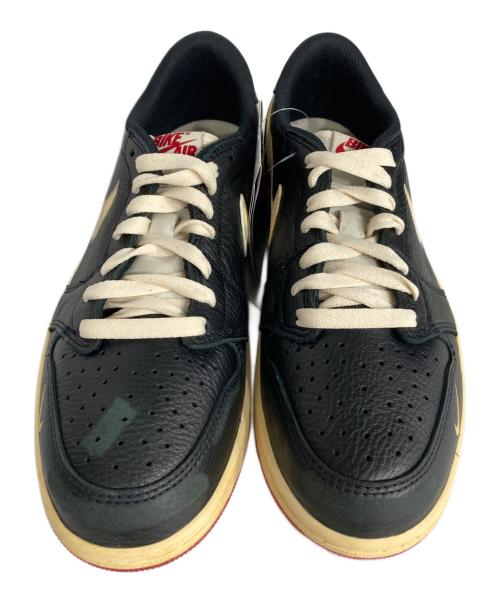 NIKE（ナイキ）NIKE (ナイキ) Nigel Sylvester (ナイジェル シルベスター) Air Jordan 1 Retro Low OG/エアジョーダン1 ローオージー ニトロ ブラック サイズ:US8.5 未使用品の古着・服飾アイテム