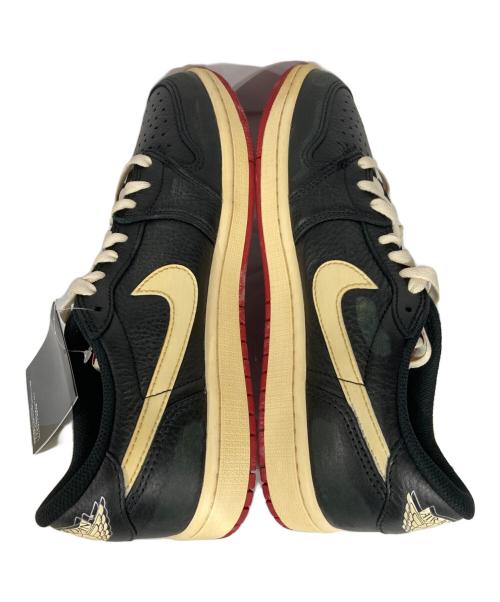NIKE（ナイキ）NIKE (ナイキ) Nigel Sylvester (ナイジェル シルベスター) Air Jordan 1 Retro Low OG/エアジョーダン1 ローオージー ニトロ ブラック サイズ:US8.5 未使用品の古着・服飾アイテム