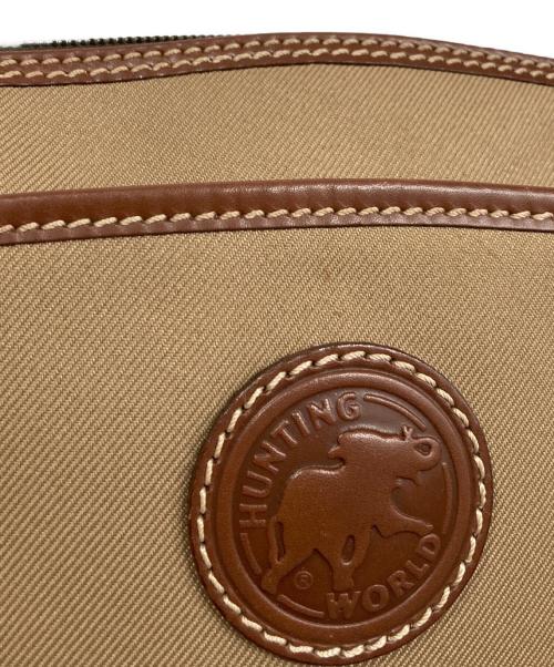 HUNTING WORLD（ハンティングワールド）HUNTING WORLD (ハンティングワールド) ショルダーバッグ ベージュの古着・服飾アイテム
