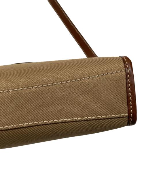 HUNTING WORLD（ハンティングワールド）HUNTING WORLD (ハンティングワールド) ショルダーバッグ ベージュの古着・服飾アイテム