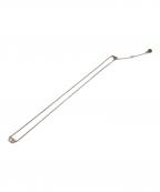 Diorディオール）の古着「clair D Luneラインストーンロゴネックレス」｜ゴールド