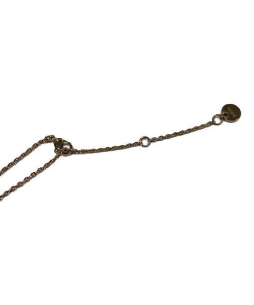 Dior（ディオール）DIOR (ディオール) clair D Luneラインストーンロゴネックレス ゴールドの古着・服飾アイテム