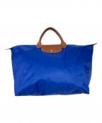 LONGCHAMPロンシャン）の古着「ルプリアージュトートバッグ」｜ブルー