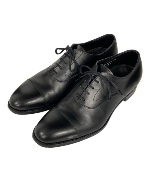 山陽山長（サンヨウヤマチョウ）山陽山長 (サンヨウヤマチョウ) ストレートチップシューズ ブラック サイズ:8Fの古着・服飾アイテム