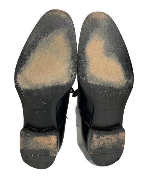 山陽山長（サンヨウヤマチョウ）山陽山長 (サンヨウヤマチョウ) ストレートチップシューズ ブラック サイズ:8Fの古着・服飾アイテム