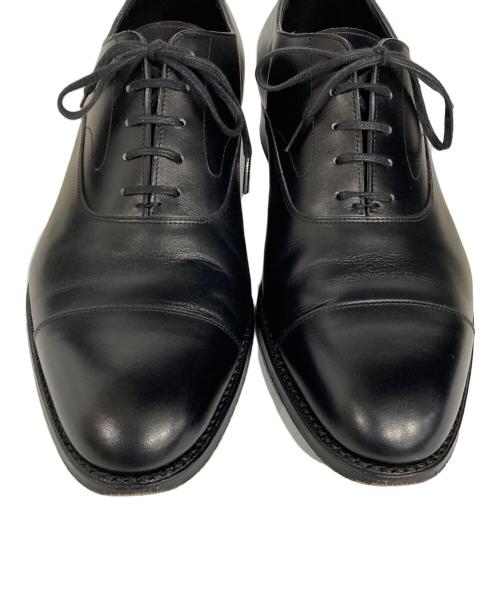 山陽山長（サンヨウヤマチョウ）山陽山長 (サンヨウヤマチョウ) ストレートチップシューズ ブラック サイズ:8Fの古着・服飾アイテム