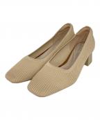 VIVAIAビバイア）の古着「ニットパンプス」｜ベージュ