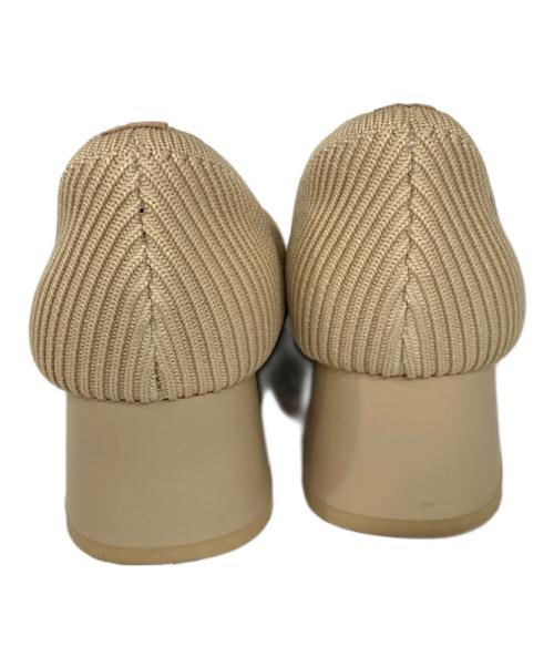 VIVAIA（ビバイア）VIVAIA (ビバイア) ニットパンプス ベージュ サイズ:35.5の古着・服飾アイテム