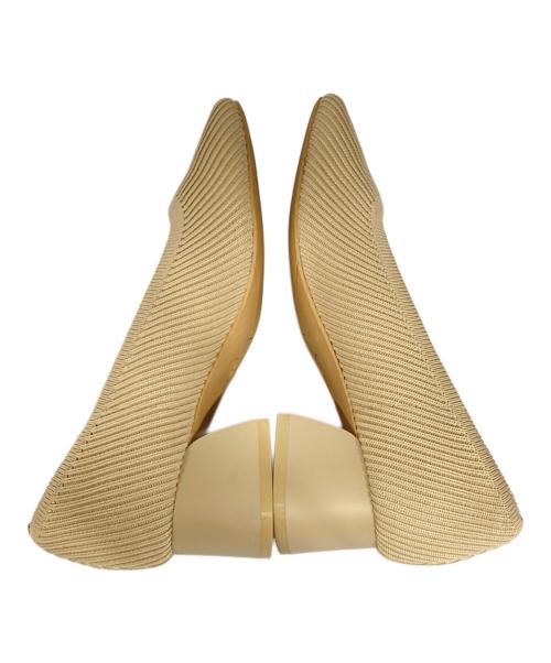 VIVAIA（ビバイア）VIVAIA (ビバイア) ニットパンプス ベージュ サイズ:35.5の古着・服飾アイテム