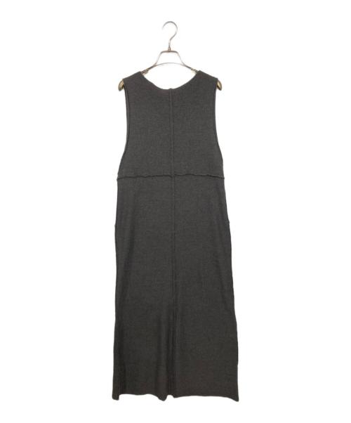 45R（フォーティファイブ・アール）45R (フォーティファイブ・アール) ウールノースリーブワンピース グレー サイズ:1の古着・服飾アイテム