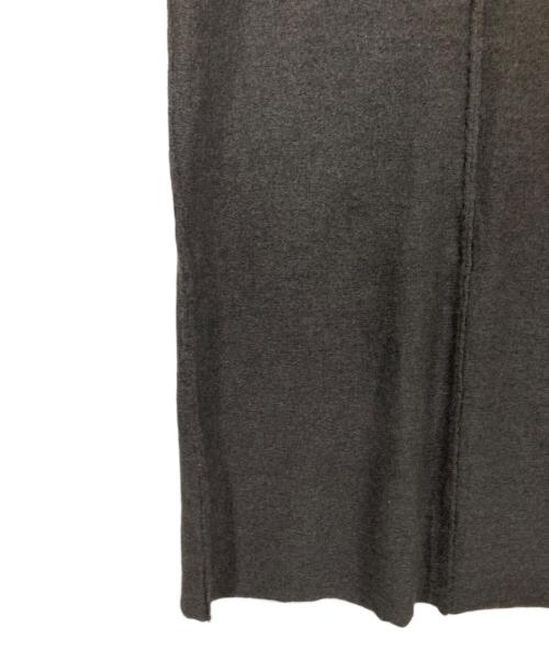 45R（フォーティファイブ・アール）45R (フォーティファイブ・アール) ウールノースリーブワンピース グレー サイズ:1の古着・服飾アイテム