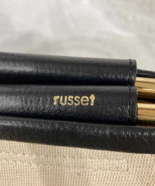 russet（ラシット）russet (ラシット) キャンバストートバッグ ベージュの古着・服飾アイテム