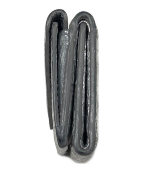 BALENCIAGA（バレンシアガ）BALENCIAGA (バレンシアガ) ペーパーミニウォレット シルバーの古着・服飾アイテム