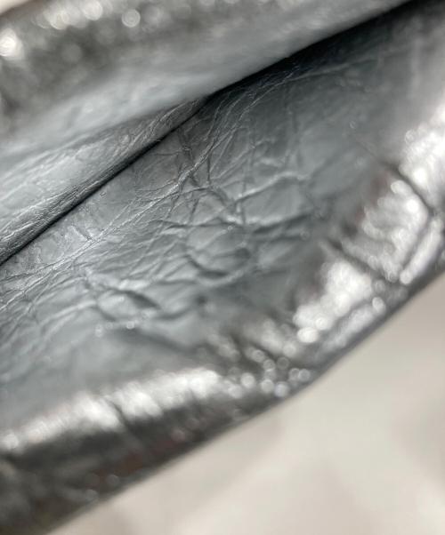 BALENCIAGA（バレンシアガ）BALENCIAGA (バレンシアガ) ペーパーミニウォレット シルバーの古着・服飾アイテム