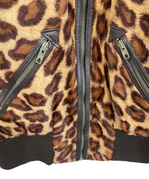 Yves Saint Laurent Rive Gauche（イヴ・サンローラン リヴ・ゴーシュ）Yves Saint Laurent Rive Gauche (イヴ・サンローラン リヴ・ゴーシュ) ヴィンテージレオパードジャケット ブラウン サイズ:38の古着・服飾アイテム