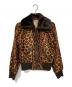 Yves Saint Laurent Rive Gauche（イヴ・サンローラン リヴ・ゴーシュ）の古着「ヴィンテージレオパードジャケット」｜ブラウン