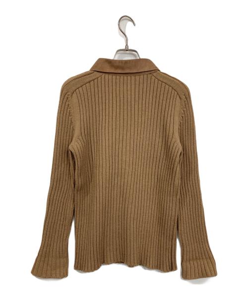 GUCCI（グッチ）GUCCI (グッチ) ヴィンテージニットポロシャツ ベージュ サイズ:50の古着・服飾アイテム