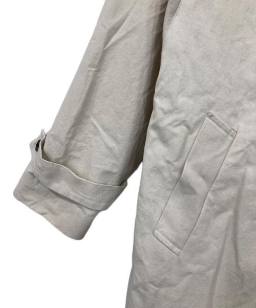 LOISIR（ロワズィール）LOISIR (ロワズィール) グランジコットンポプリンステンカラーコート ベージュ サイズ:表記無しの古着・服飾アイテム