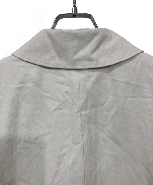 LOISIR（ロワズィール）LOISIR (ロワズィール) グランジコットンポプリンステンカラーコート ベージュ サイズ:表記無しの古着・服飾アイテム
